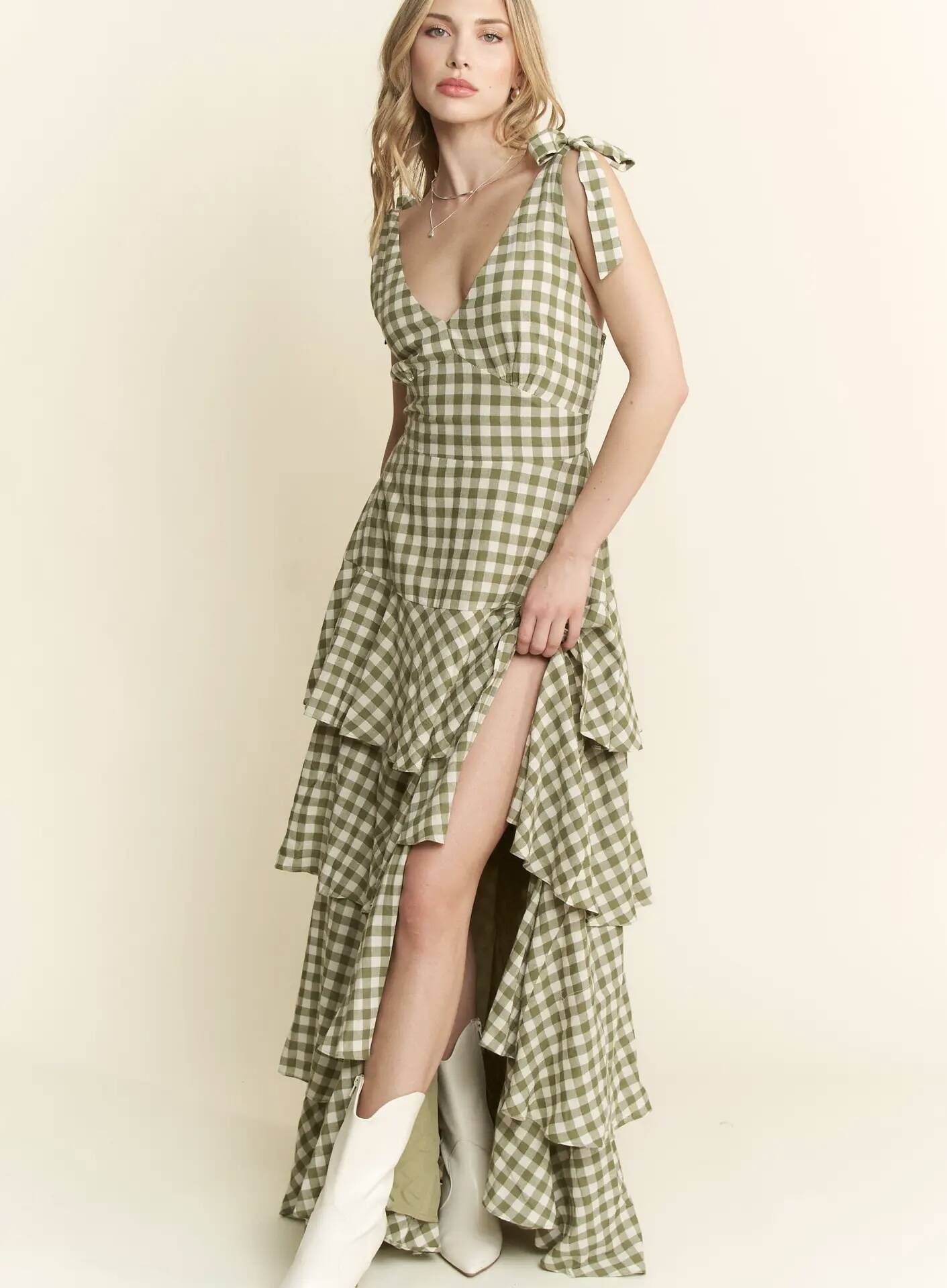 strapless open back dress Rose Pink Floral Maxi Dress - All Dresses main image 1